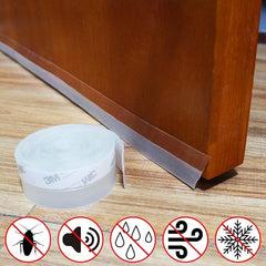 5 Meter Door Seal Tape – Strong Adhesive Weatherproof Strip for Doors & Windows | Soundproof, Dustproof, Anti-Draft & Easy Installation