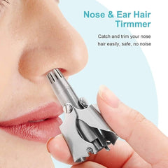 Mini Portable Stainless Steel Nose Hair Trimmer Manual Grooming Tool Safe And Durable For Easy And Comfortable Use
