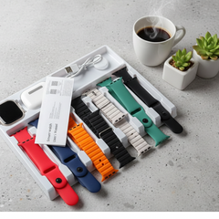 H9 Ultra 2 Smart Watch | Original Full Display | AirPods 3 BT | 6‑in‑1 Set with Cover & Straps